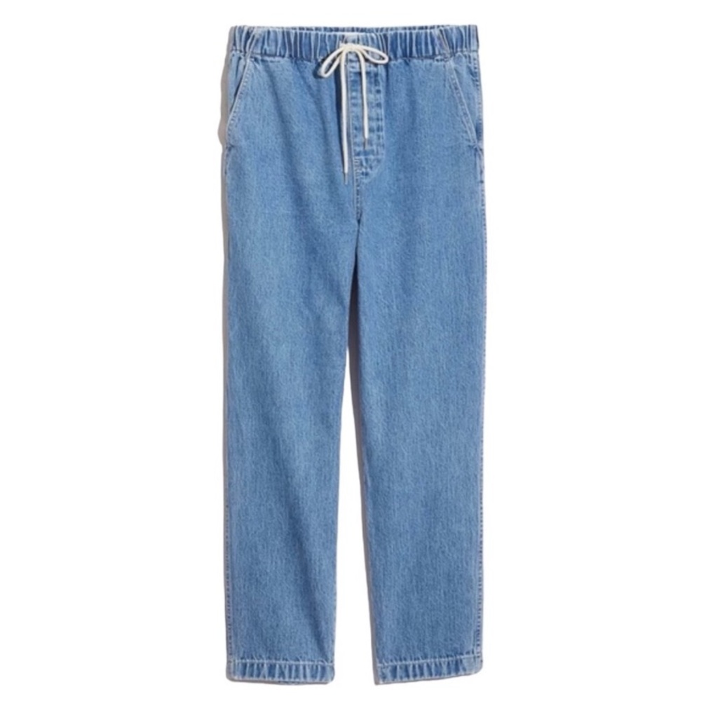 Madewell Drawstring Classic Straight Jean